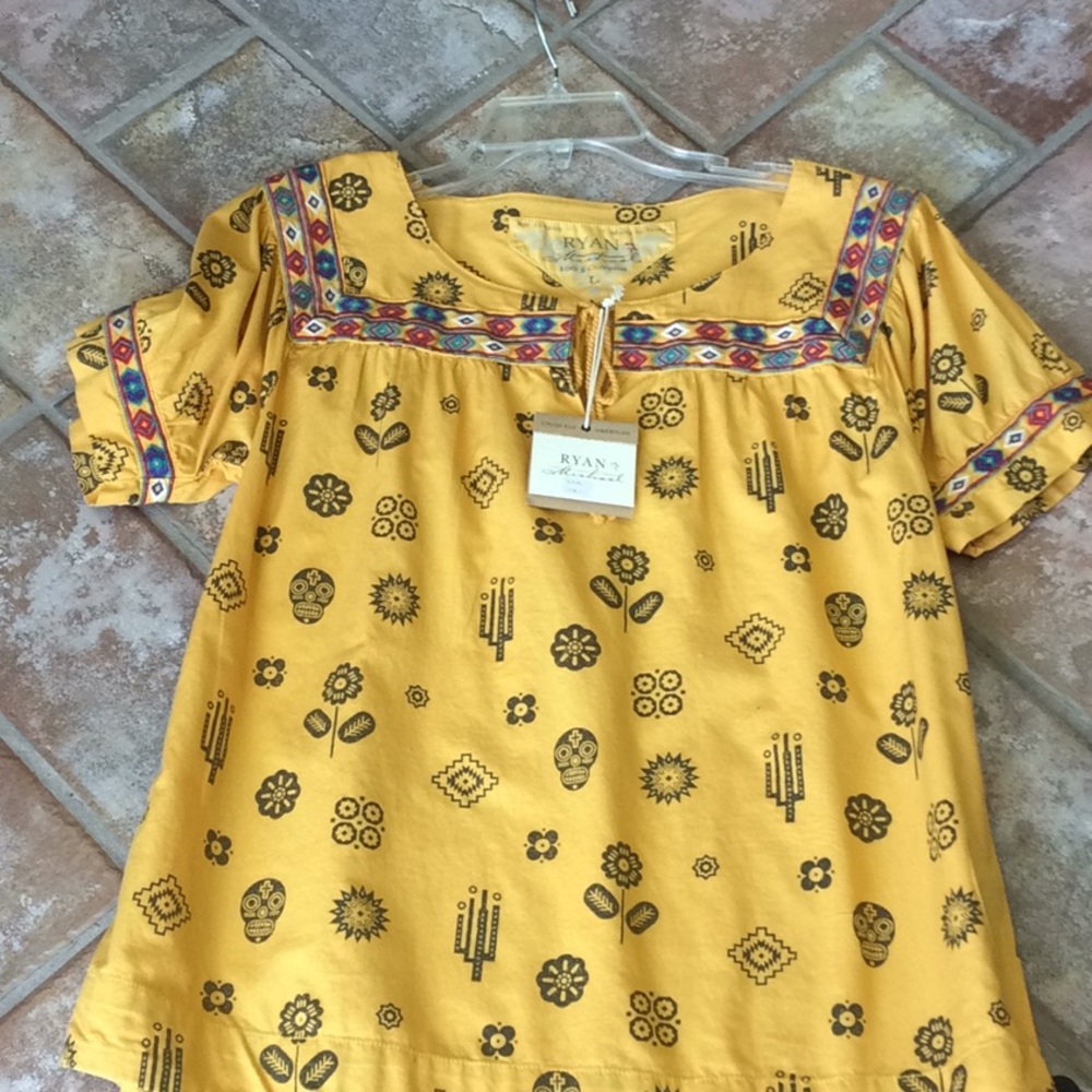 Ryan Michael peasant blouse.